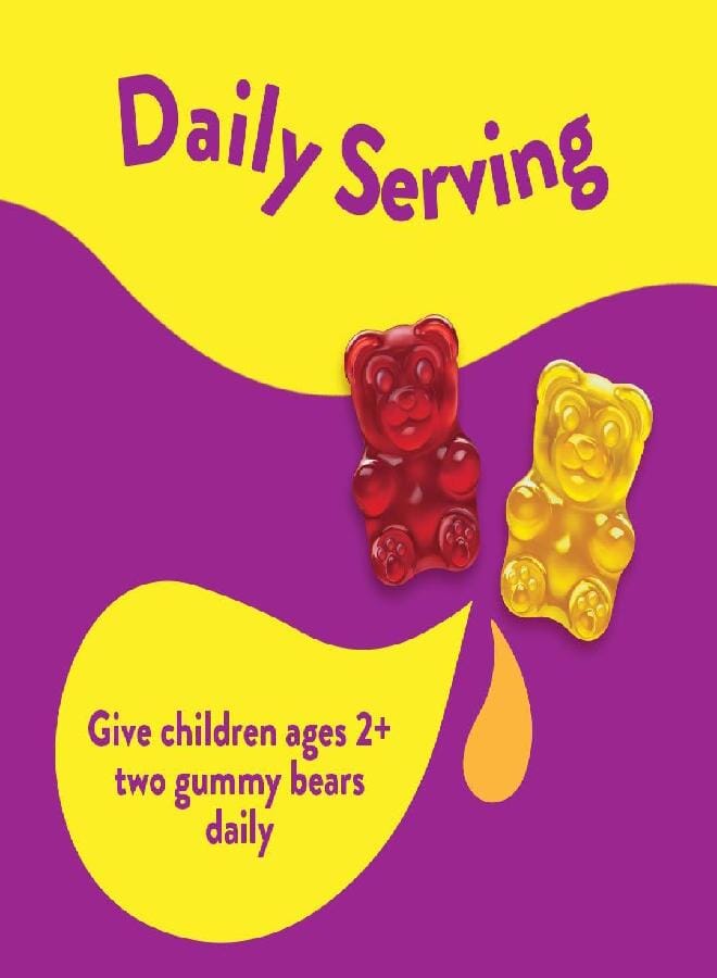 Lil Critters L’il Critters Fiber Daily Gummy Supplement for Kids, for Digestive Support, Berry and Lemon Flavors, 90 Gummies - Image 4